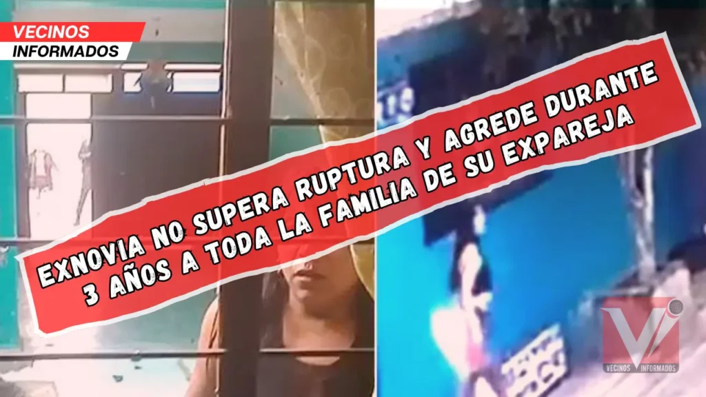 VIDEOS: A Verónica la dejó su ex y se volvió loca; golpea y ataca a toda la familia