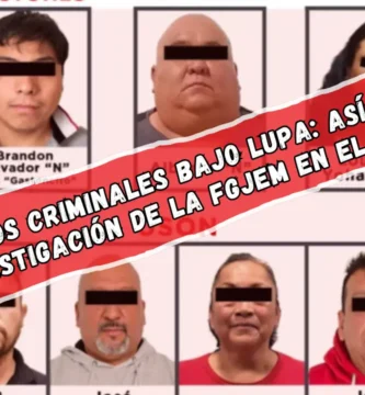 Sindicatos criminales bajo lupa: así avanza la investigación de la FGJEM en el Edoméx