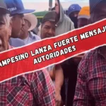 VIDEO Campesino lanza fuerte mensaje a las autoridades