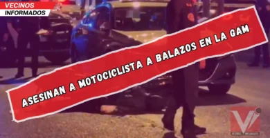Desviven a motociclista a balazos en la GAM