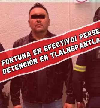 ¡CAE CON FORTUNA EN EFECTIVO! Persecución y detención en Tlalnepantla