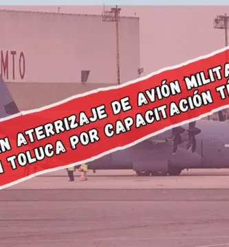 Confirman aterrizaje de avión militar de EE. UU. en Toluca por capacitación técnica
