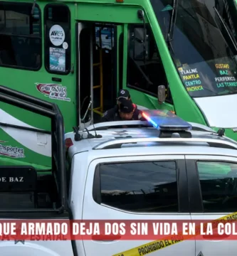 Ataque armado deja dos trabajadores del transporte público sin vida en la colonia La Presa