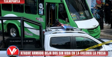 Ataque armado deja dos trabajadores del transporte público sin vida en la colonia La Presa